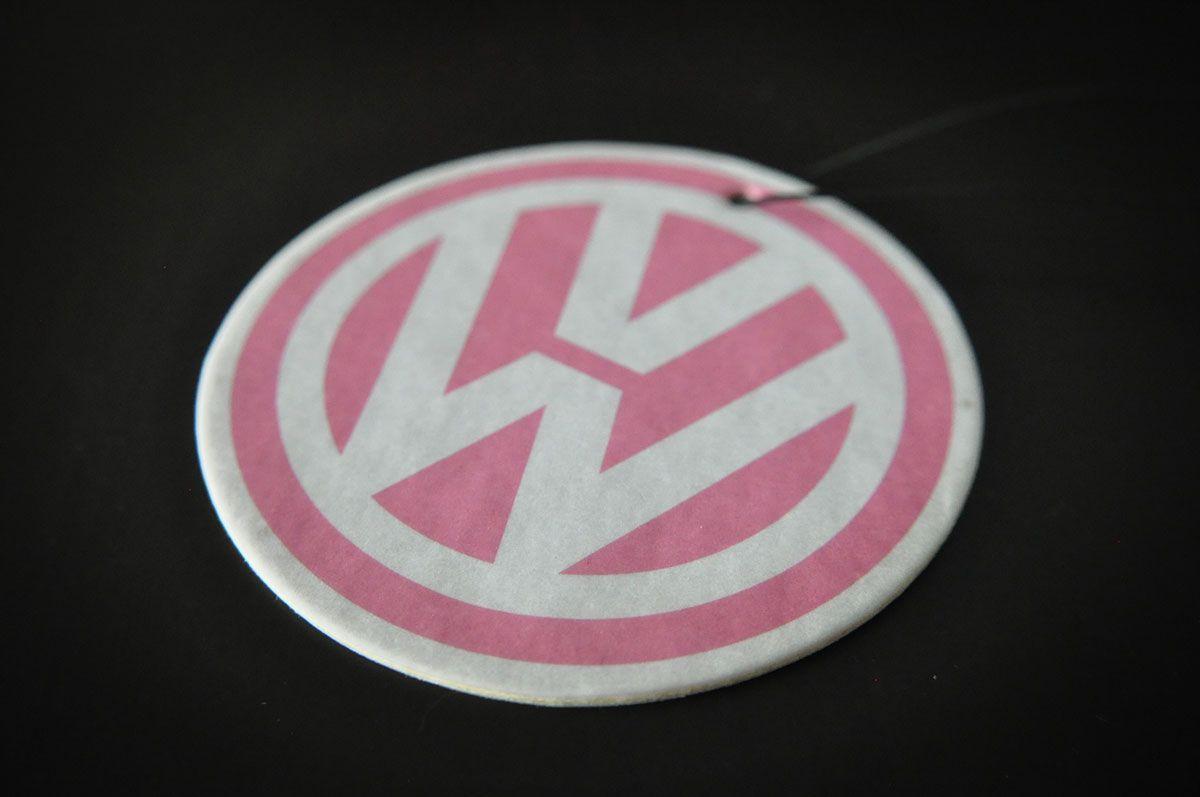 Pink VW Logo - Pink VW Logo Air Freshener