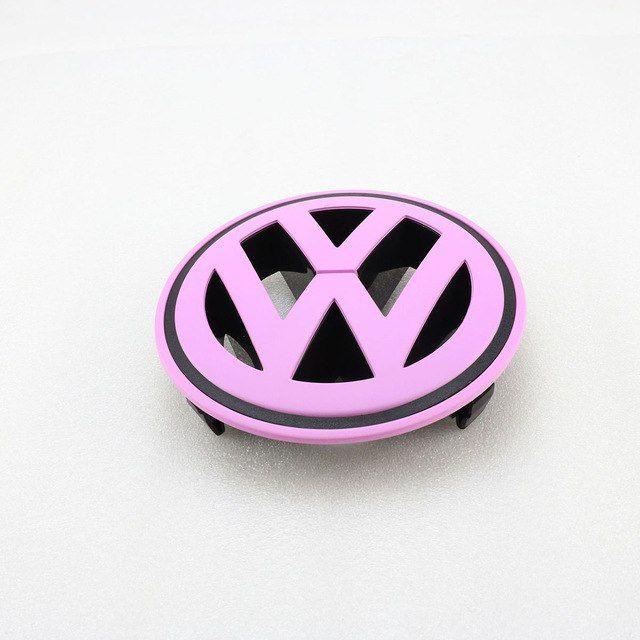 Pink VW Logo - Pink Front Grille Grill Badge Logo Emblem VW Logo for VW Volkswagen ...
