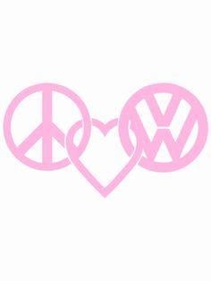 Pink VW Logo - vintage #volkswagens #volkswagen #volkswagen #logo. Volkswagen