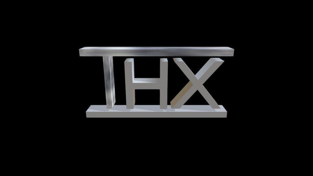 THX Logo - THX Logo Free 3D model