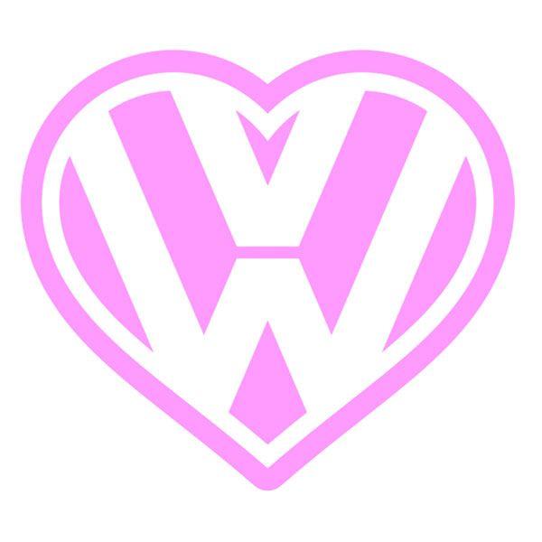 Pink VW Logo - VW Volkswagen Svg Cuttable Designs