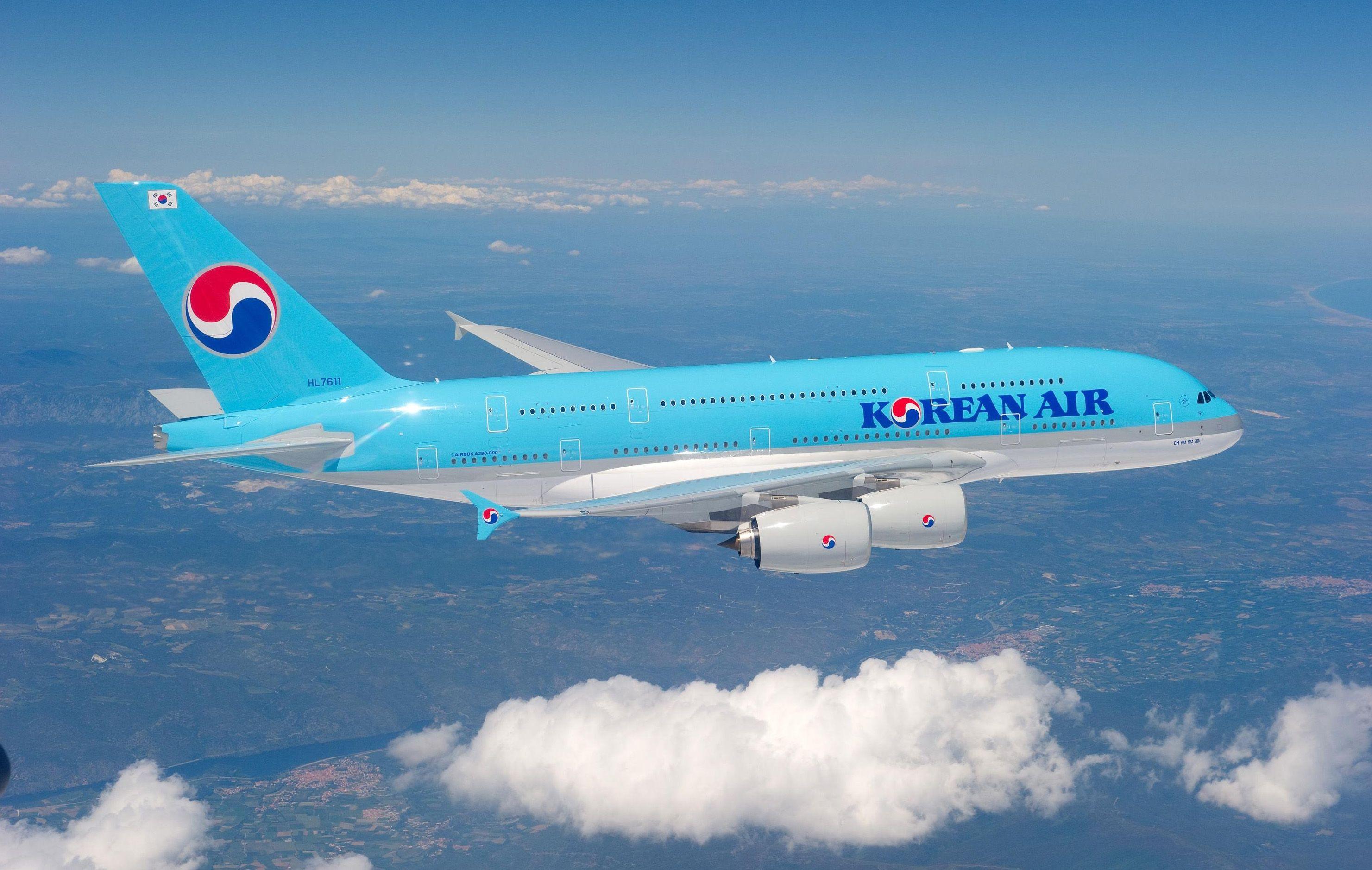 South Korean Airlines Logo - Korean Airlines start A380 services between Atlanta and Asia ...