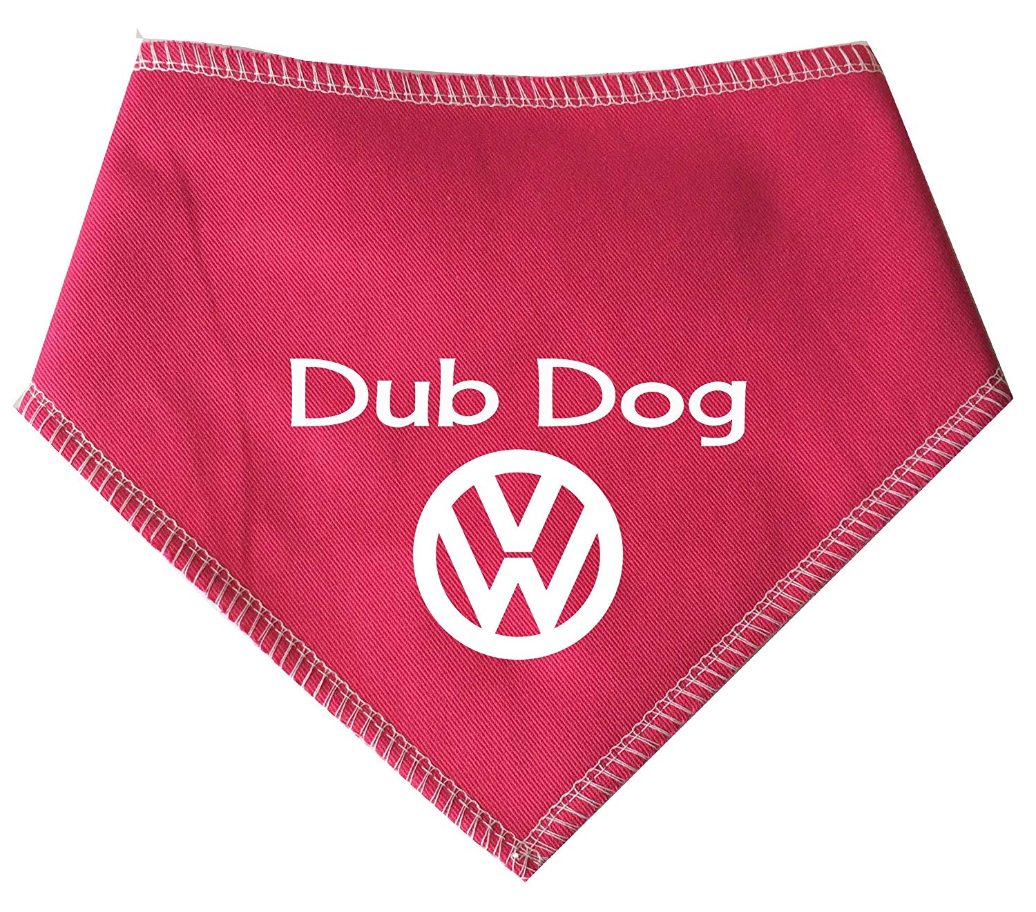Pink VW Logo - Spoilt Rotten Pets (S2) Pink VW Logo Dub Dog Bandana. For Jack ...