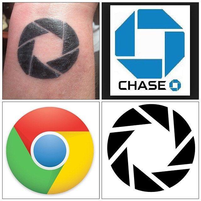Chase Bank Logo - I usually get asked if my tattoo is the Chase bank logo