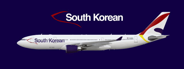 South Korean Airlines Logo - South Korean Airlines A330 200 (2010 )