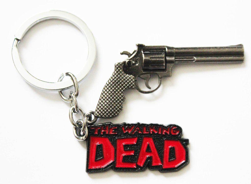 Colt Gun Logo - The Walking Dead - Logo and Rick Grimes' Colt Python Gun - Keychain ...