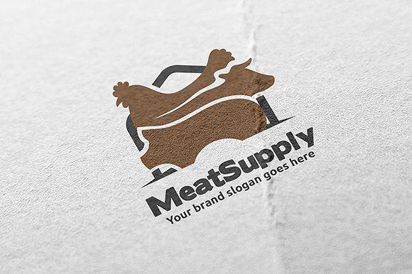 Meat Logo - Meat Supply Logo ~ Logo Templates ~ Creative Market