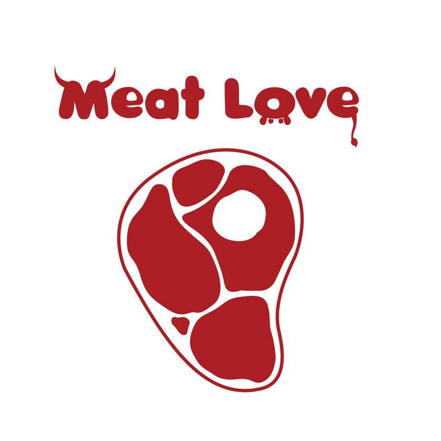 Meat Logo - Meat Love Logo by =Dooolittle on deviantART | A_Logo | Pinterest ...