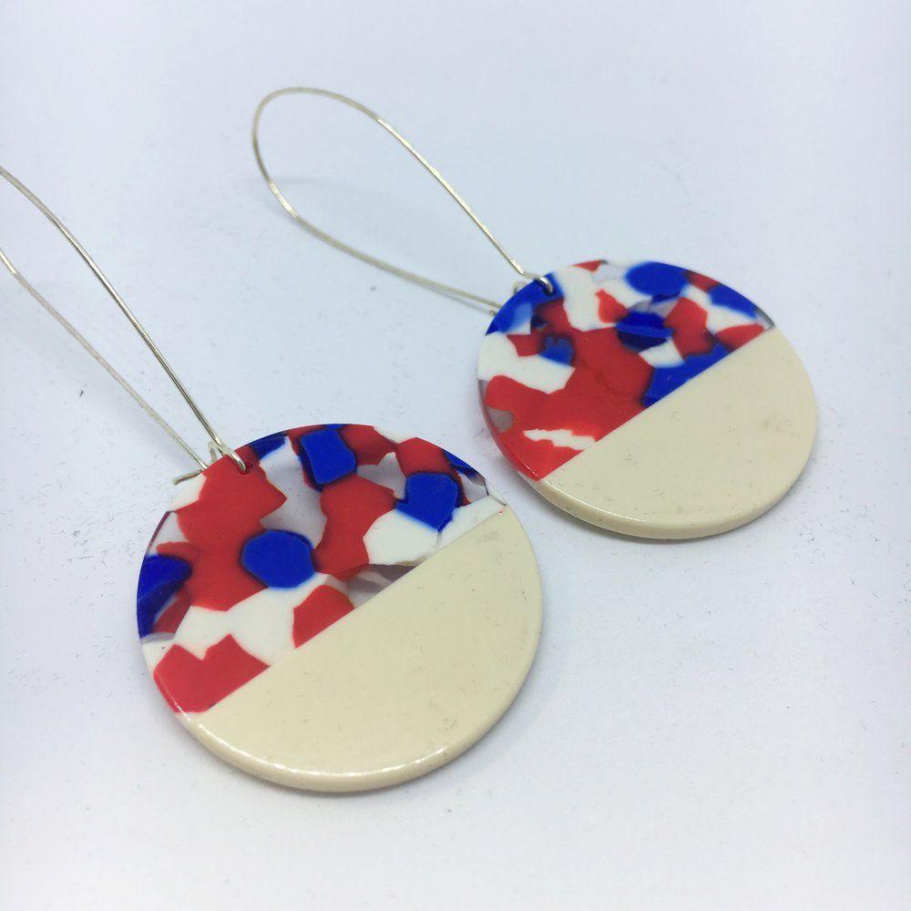 Red White and Blue Circular Logo - Red White and Blue circles / Penny Foggo