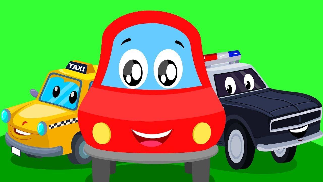 Simple Red Car Logo - Little red car | street vehicle song | Learn street vehicles with ...
