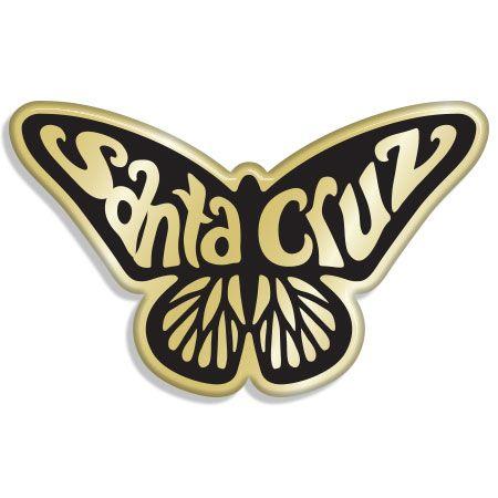 Santa Cruz Butterfly Logo - Pin Butterfly Monarch Santa Cruz - by Tim Ward