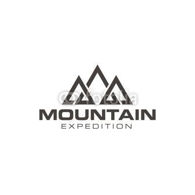AA Mountain Logo - Simple mountain outdoor logo design vector. Buy Photo. AP Image