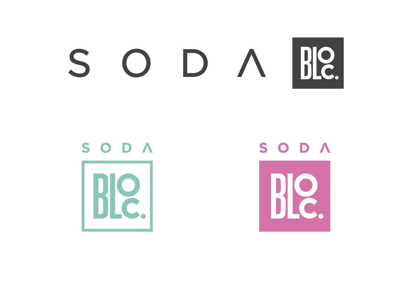 Soda Brand Logo - SODA Bloc. Corporate Identity design for The Foschini Group