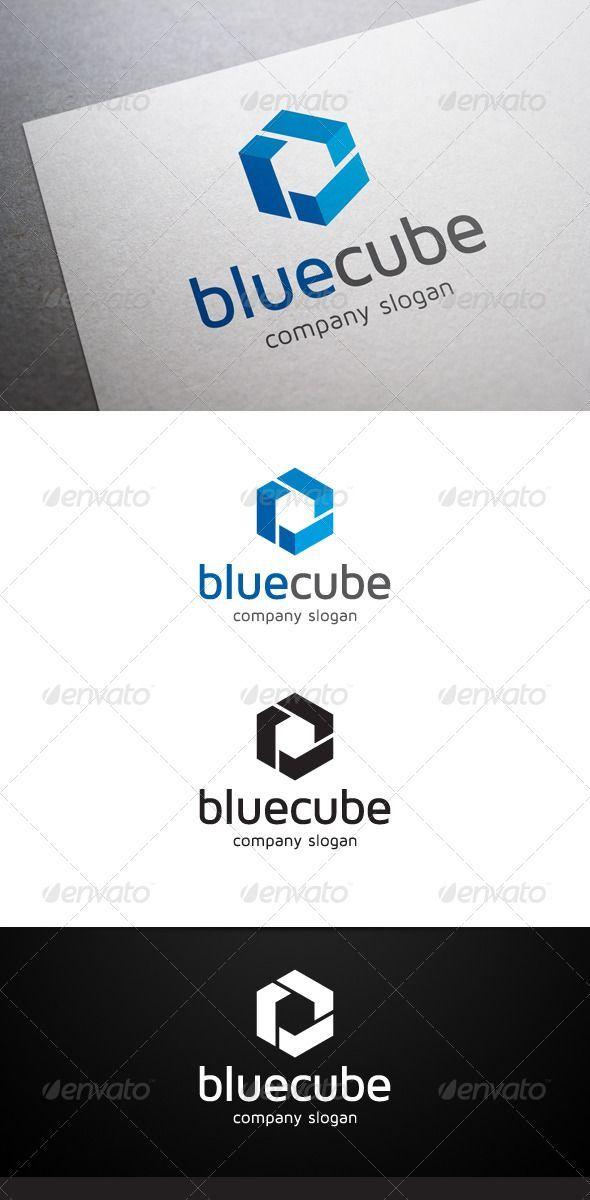 Blue Cube Logo - Blue Cube Logo #GraphicRiver Description Blue Cube Logo is a ...
