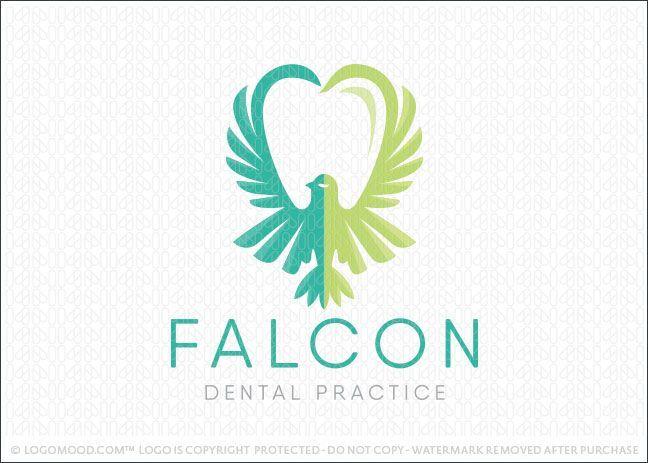 White Bird Dental Logo - Falcon Dental | logo | Dental logo, Logo design, Dental