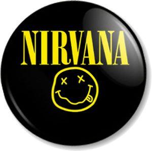 Grunge Band Logo - NIRVANA 25mm 1