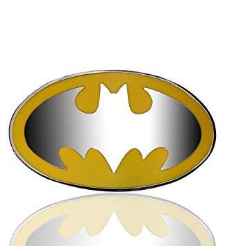 Chrome Yellow Logo - Buckle with Batman logo Chrome Yellow Comic Belt Buckle: Amazon.co ...