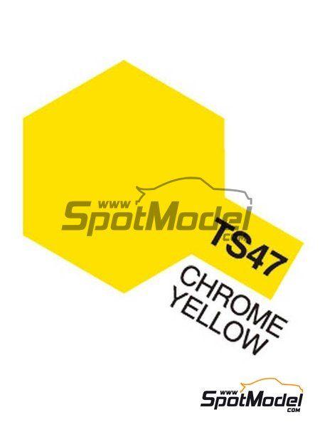 Chrome Yellow Logo - Tamiya: Spray Chrome yellow TS-47 (ref. TAM85047) | SpotModel