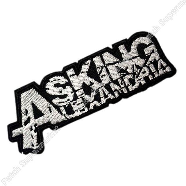Grunge Band Logo - ASKING ALEXANDRIA Grunge Music Band LOGO Embroidered NEW IRON ON and ...
