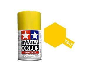 Chrome Yellow Logo - TAMIYA TS 47 CHROME YELLOW SPRAY PAINT 100ML T85047