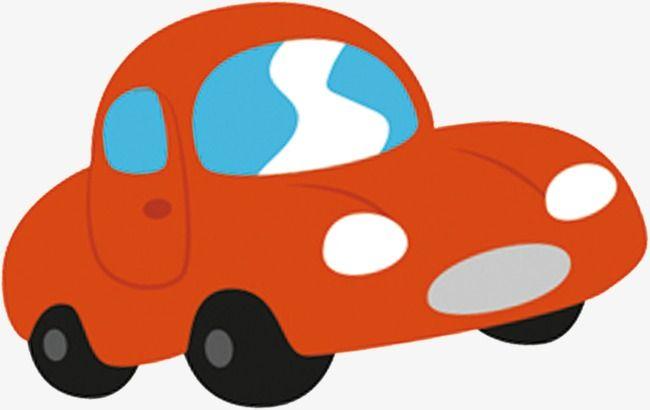 Simple Red Car Logo - Red Car With Pattern, Car Clipart, Cartoon, Simple PNG Image