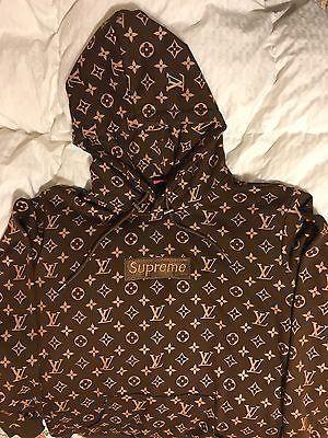 Louis Vuitton Supreme Sweater Brown