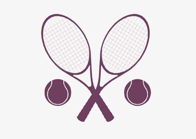 Purple Tennis Logo - And Tennis Racket, Tennis Clipart, Purple Gray, Tennis PNG Image and ...