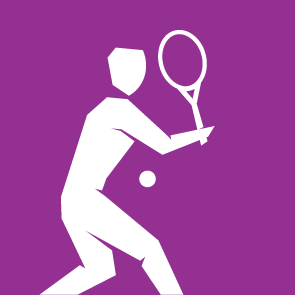 Purple Tennis Logo - OlympicTennisLogopurple
