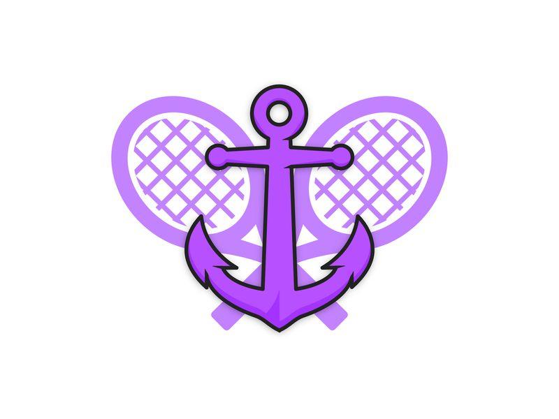 Purple Tennis Logo - Laker Tennis Logo