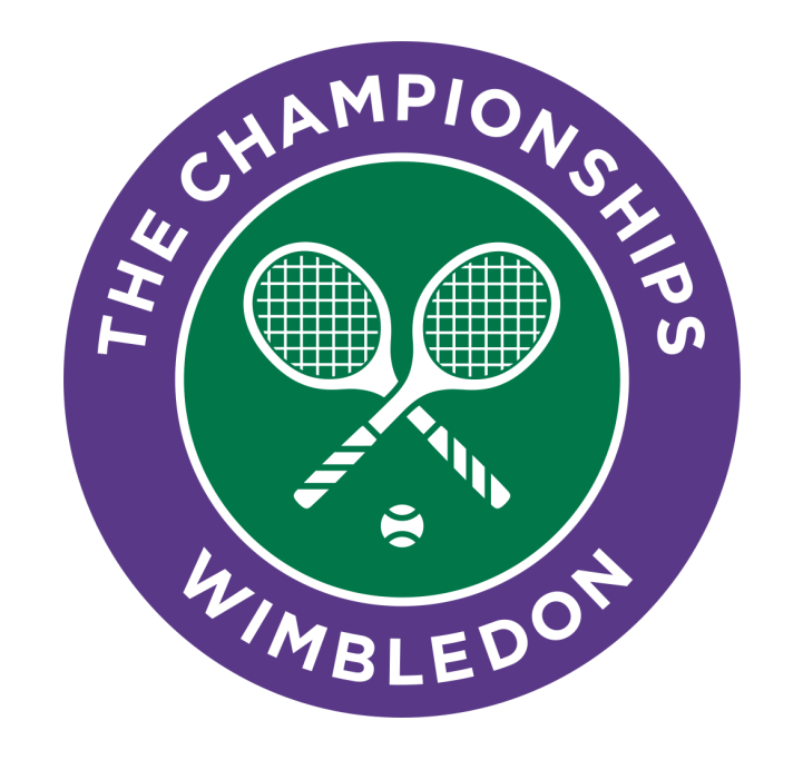 Purple Tennis Logo - Wimbledon Logo Font