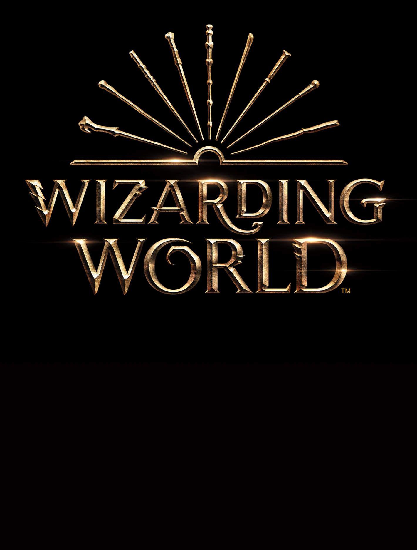 Wizarding World Logo - A guide to the wands in the new Wizarding World logo
