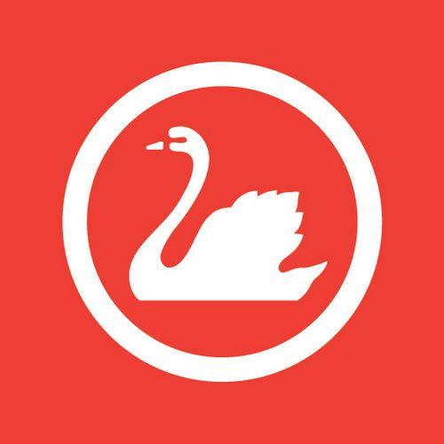 Swan in Circle Logo - stabilo swan