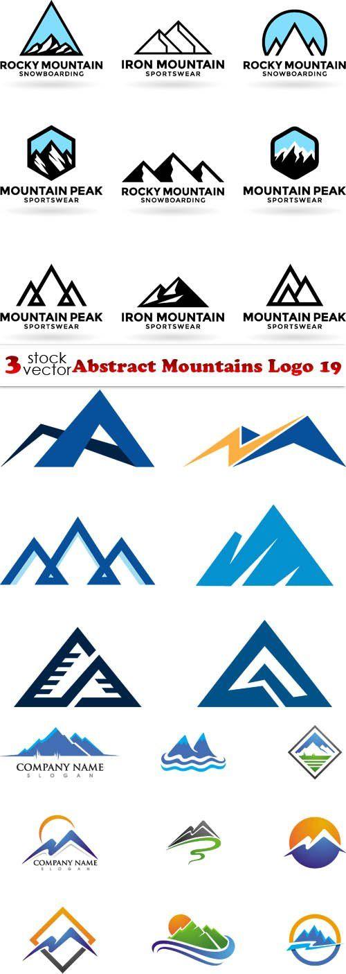 AA Mountain Logo - Vectors - Abstract Mountains Logo 19 | Logos | Mountain logos, Logos ...