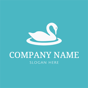 Swan in Circle Logo - Free Swan Logo Designs. DesignEvo Logo Maker