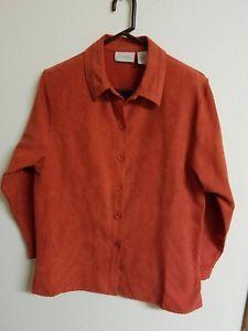 Studio Works Clothing Logo - Studio Works Women's Size S burnt orange Shirt Jacket | eBay