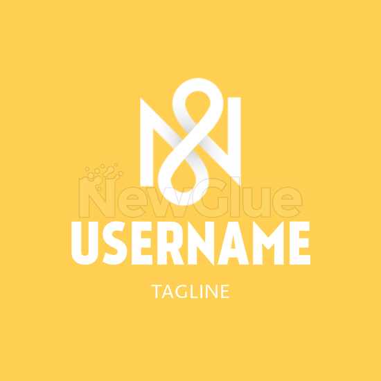 Yellow N Logo - Newglue | Professional logos and branding