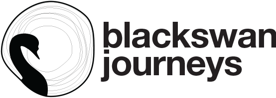 Swan in Circle Logo - Black Swan Journeys : Black Swan Journeys
