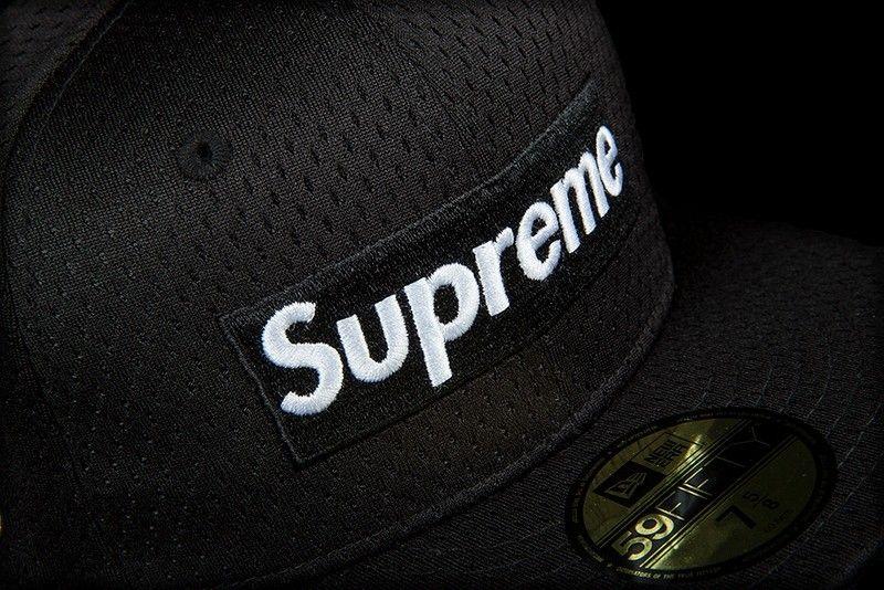 New Era Cap Logo - SUPREME NEW ERA CAP | MESH BOX LOGO NEW ERA HAT | SS18 | BLACK