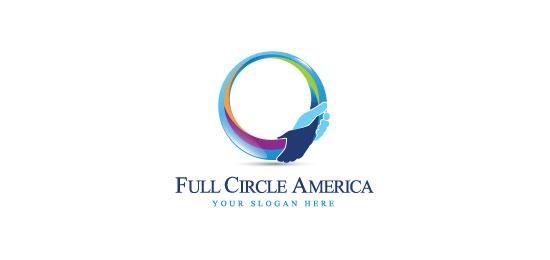 Hands Circle Logo - A Collection of 40 Inspiring Hand Based Logos