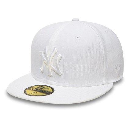 New Era Cap Logo - NY Yankees White On White 59FIFTY | New Era