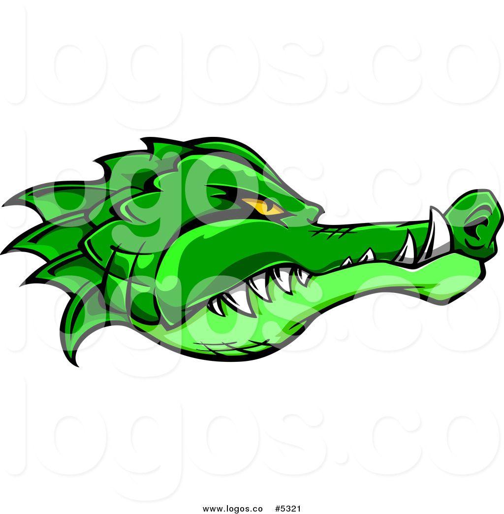 Gator Vector Logo - Green alligator Logos