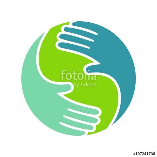 Hands Circle Logo - circle hand logo
