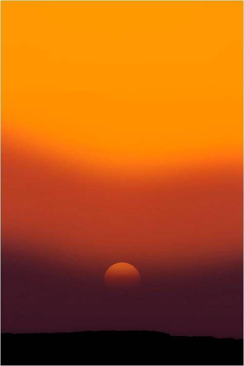 Orange Sun Behind Mountain Logo - Sunset Sun Mountain. Sky. Sunset, Sunrise