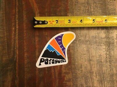 Orange Sun Behind Mountain Logo - PATAGONIA SUN MOUNTAIN Logo Sticker Decal Outdoor Climb Hiking