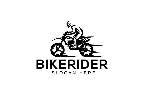 Bike Logo - Bike Rider Logo 2 ~ Logo Templates ~ Creative Market