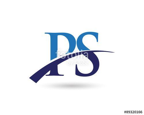 PS Logo - PS Logo Letter Swoosh Stock Image And Royalty Free Vector Files