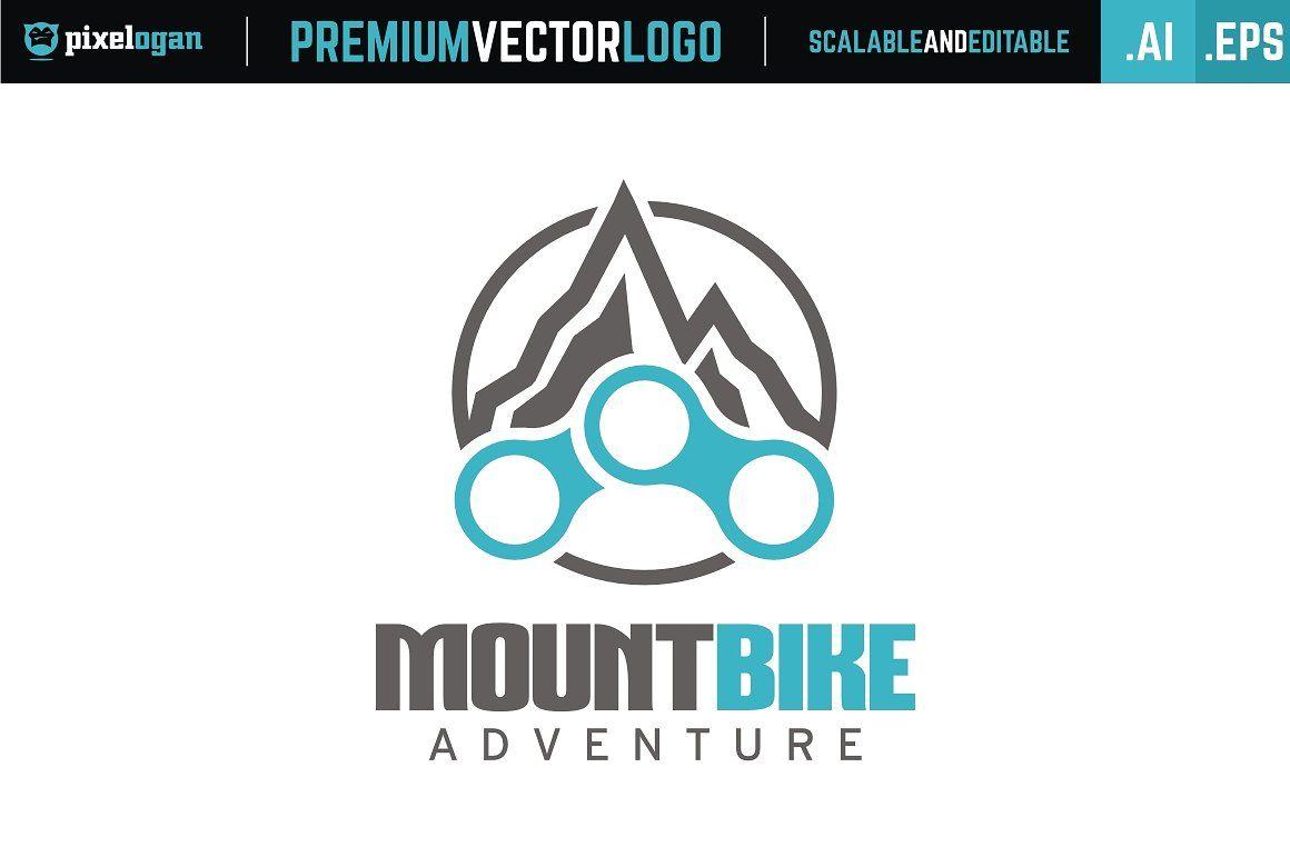 Mountain Bike Logo - Mountain Bike Logo ~ Logo Templates ~ Creative Market