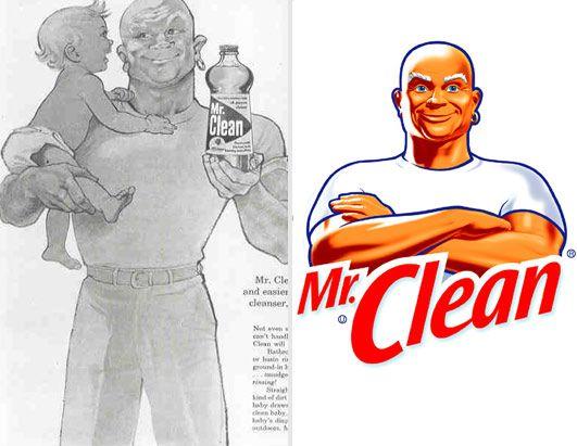 Mr. Clean Logo - Mr. Clean. Change of Faces