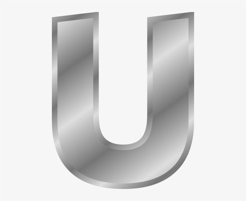 Silver U Logo - Small U Transparent PNG Download