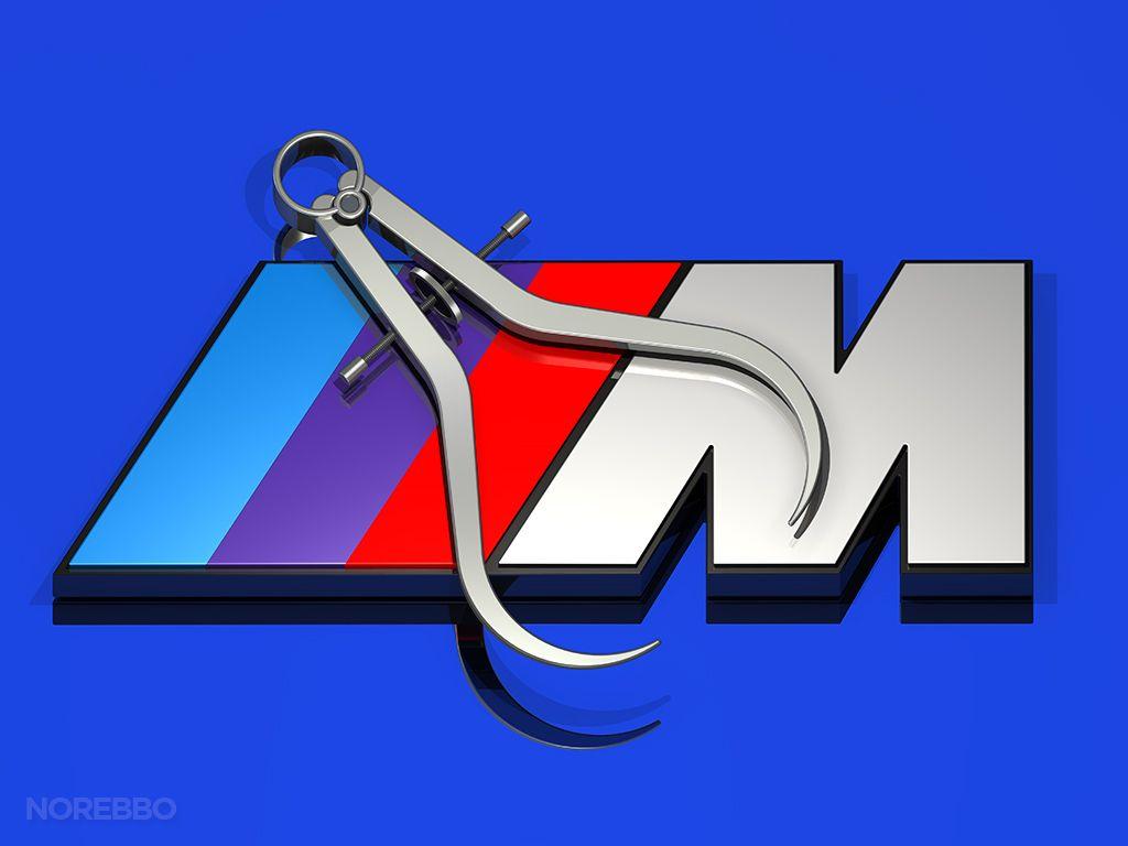 Old M Logo - 3d BMW M logo illustrations – Norebbo